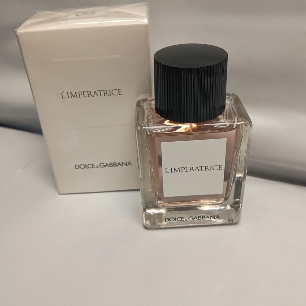 Dolce & Gabbana L'Imperatrice Pink Peach Glass Bottle
